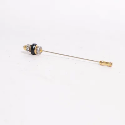 Tie pin (Gold, Black, Silver) Unknown metal