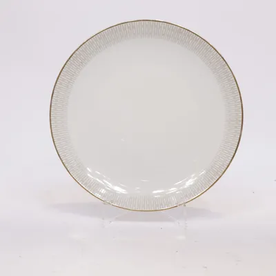 Assiette (Blanc, Or) de Winterling