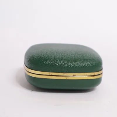 Table clock (Green, Gold, White) from Europa
