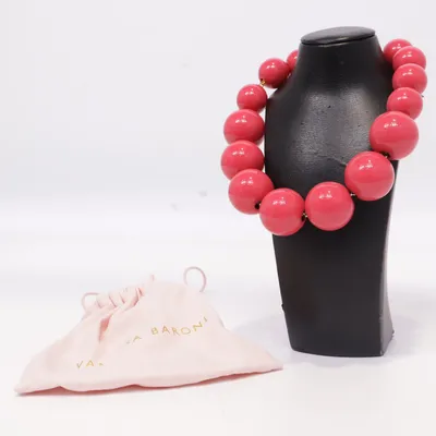 Halsband (Rosa) från Vanessa Baroni Okänd metall