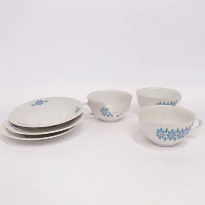 Cup (White, Blue, Multicolored) from Seltmann Weiden