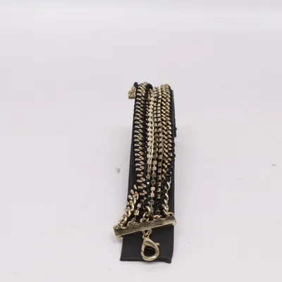 Bracelet (Black, Silver) from Mango Unknown metal
