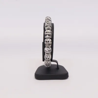 Bracelet (Blanc, Noir) Plastique