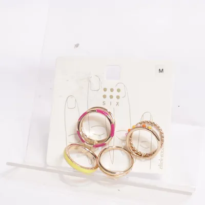 Bague (Or, Multicolore) de SIX Métal inconnu
