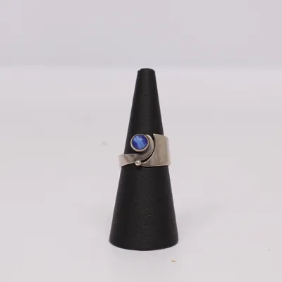 Ring (Sølv, Blå) Sølv