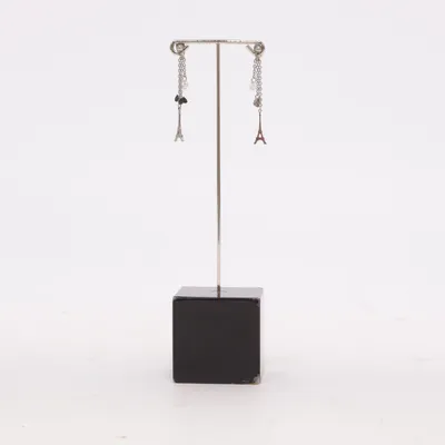 Earrings (Silver) from Agatha Unknown metal