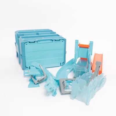 Car track (Track Builder, Freier Fall Starterbox, Wind- und Schwerkraft-Set, modulare Aufbewahrungsbox, Fallrampe, Flipper, für Kinder ab 4 Jahren) from Hot Wheels