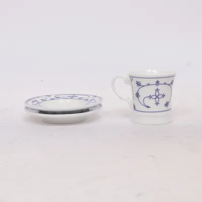 Cup (White, Blue) from Hutschenreuther