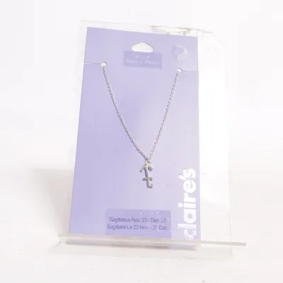 Necklace (Sagittarius) from Claire's Unknown metal