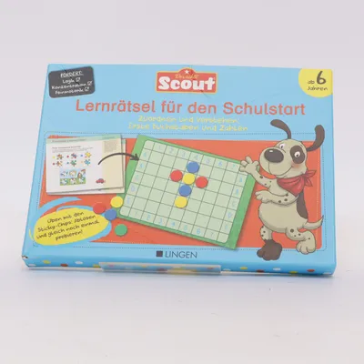 Brætspil (Blå, Flerfarvet) fra Scout
