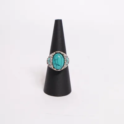 Ring (Silber, Türkis) Unbekanntes Metall