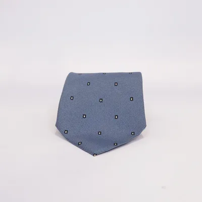 Cravate (Bleu) de Anne Michelle Soie