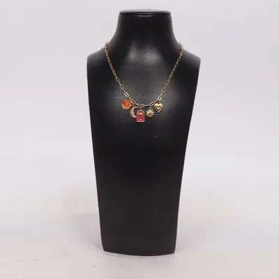 Halskæde (Guld, Flerfarvet) fra My Jewellery Ukendt metal
