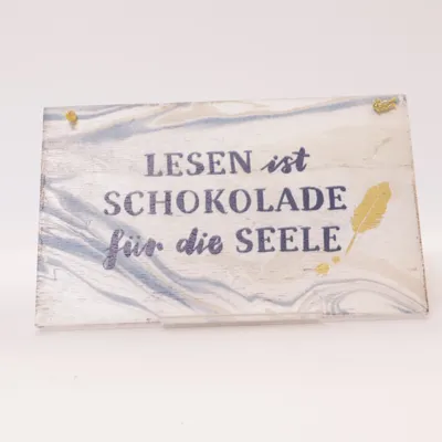 Skilt (Hvid, Blå, Guld) fra Die Spiegelburg
