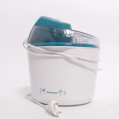 Ice cream machine (White, Blue) from SilverCrest