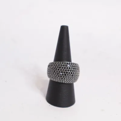 Ring (Schwarz, Silber) von Thomas Sabo Silber