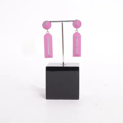 Earrings (Purple) Unknown metal
