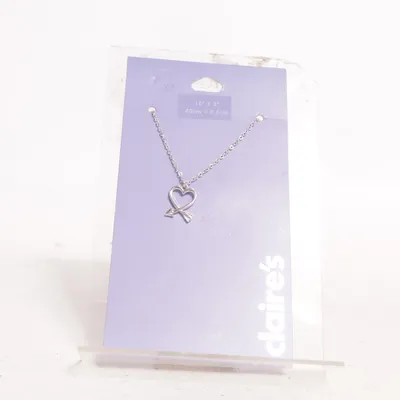 Necklace (Silver) from Claire's Unknown metal
