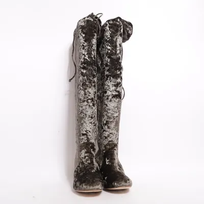 Boots (Gray) from Hot Kiss Polyurethane