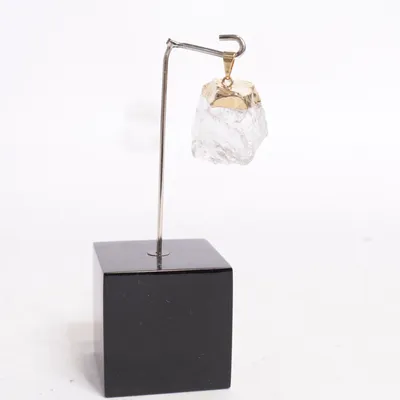 Vedhæng (Transparent, Guld) Ukendt metal