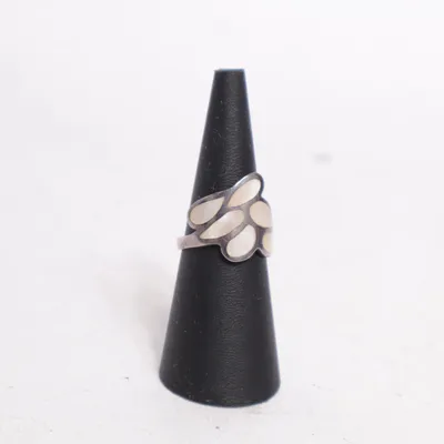 Ring (Zilver, Wit) Zilver