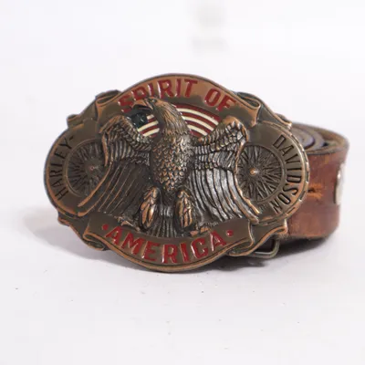 Gürtel (Braun) von Harley Davidson Leder