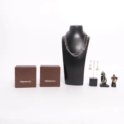 Jewelry set (Silver, Gold) from Rebecca Unknown metal