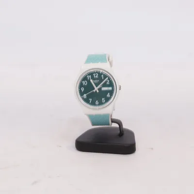 Montre (Blanc, Turquoise) de Swatch
