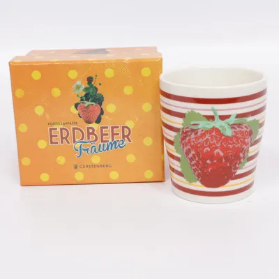Mugg (Vit, Röd, Gul) från Gerstenberg