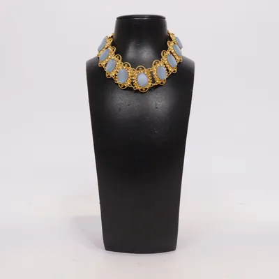Ketting (Goud, Blauw) Onbekend materiaal