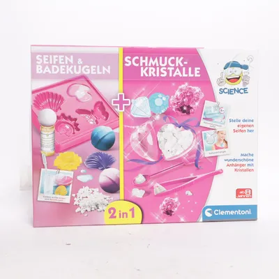 Crafts (Seifenwelt Badekügel + Schmuck-Kristalle) from Clementoni