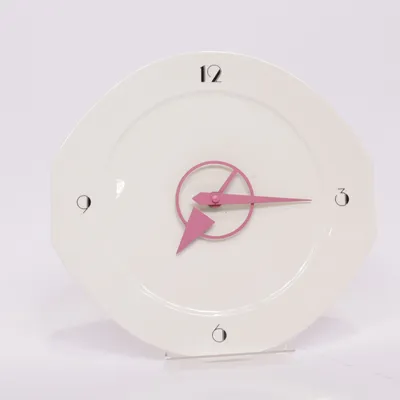 Vægur (Hvid, Pink)