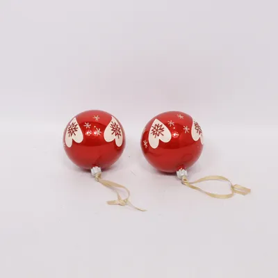 Christmas ornament (Red, White)