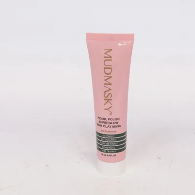 Ansigstmaske (Pearl Polish Superglow Pink Clay Mask) fra Mudmasky