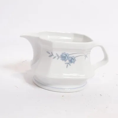 Cream jug (White, Blue) from Winterling