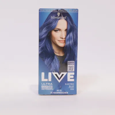 Hårfarve (LIVE Ultra Brights Electric Blue) fra Schwarzkopf