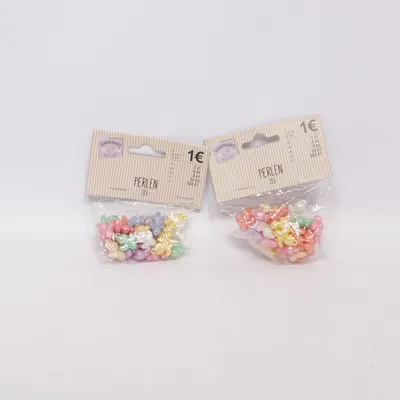 Plastic beads (Multicolored) from Tedi