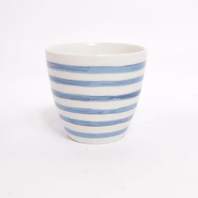 Cup (White, Blue) from Greengate