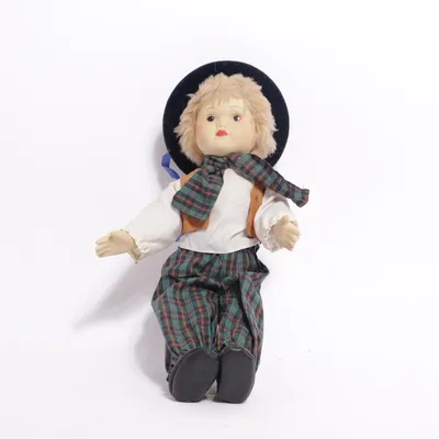 Poupée en porcelaine (Blanc, Multicolore)