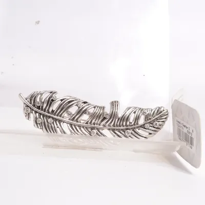 Brooch (Metallic Feather) from A&C Unknown metal