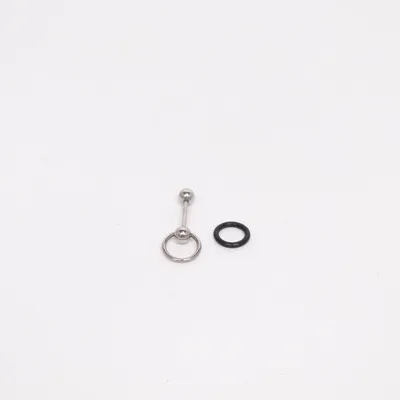 Piercingsmycke (Silverfärgad, Svart) Okänd metall