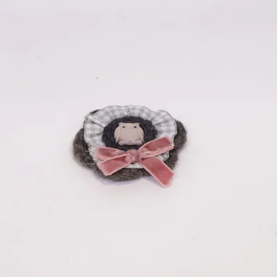 Broche (Grijs, Roze, Meerkleurig) Onbekend materiaal