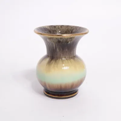 Vase (Brun, Grøn, Flerfarvet)