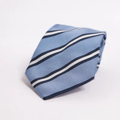 Stropdas (Blauw, Wit, Zwart) van Gilberto Zijde