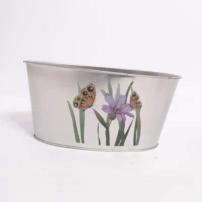 Pot (Silver, Multicolored) from JES Collection