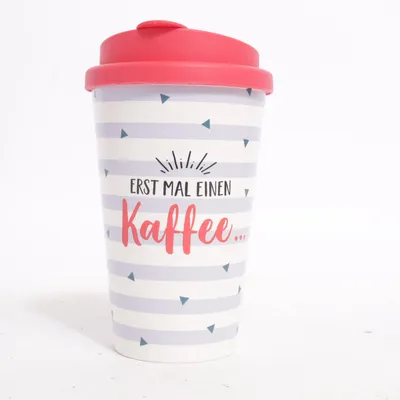 Koffiebeker (Wit, Rood, Blauw) van Depesche
