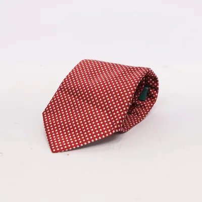 Cravate (Rouge, Blanc) de Andrew's Ties Soie