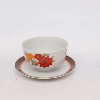 Assiette creuse (Blanc, Multicolore) de Mitterteich Bavaria