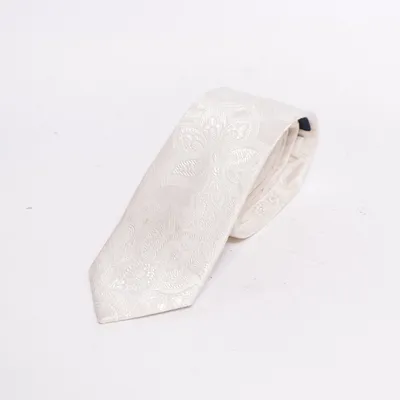 Tie (White) from Andrew James Silk
