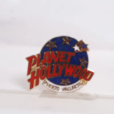 Brosch (Blå, Röd, Vit) från Planet Hollywood Okänd metall